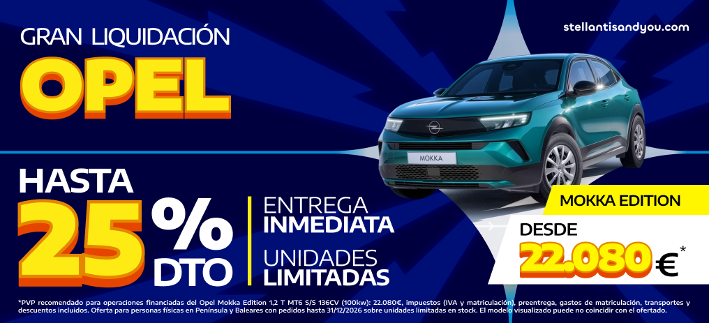 Gran liquidación Opel